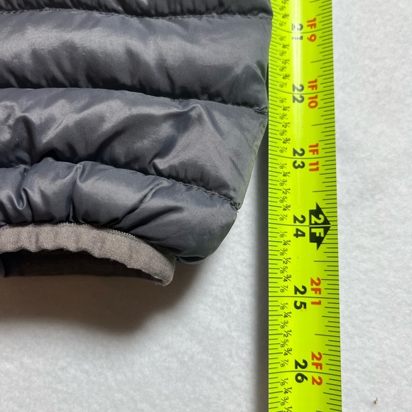Womens Cabelas Duck Down Insulated Long Sleeve Puffer Jacket Grey Small Petite - Picture 9 of 13